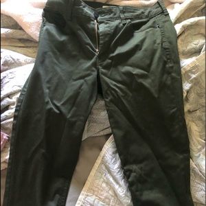 Green skinny jeans. Never worn
